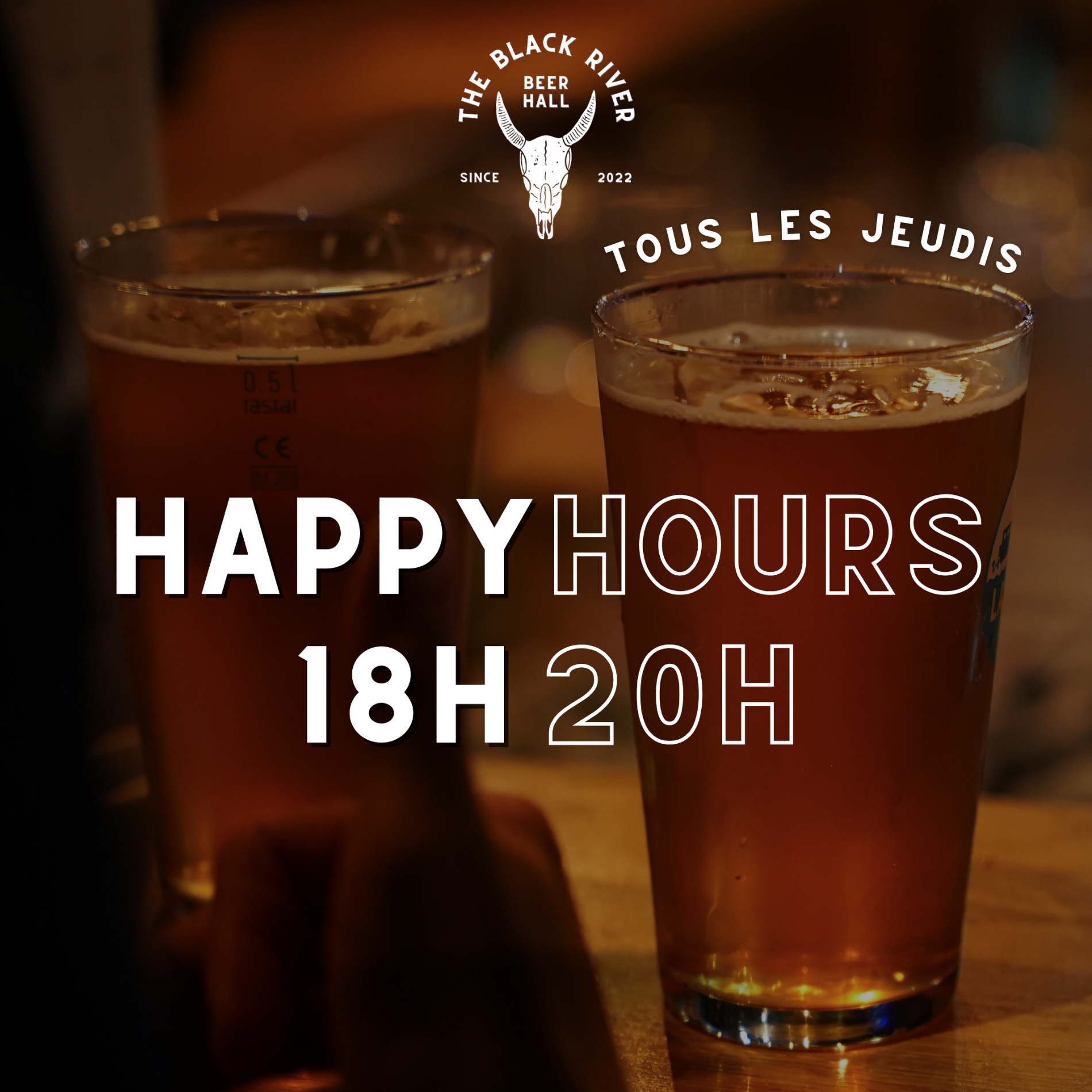 Happy hours chaque jeudi